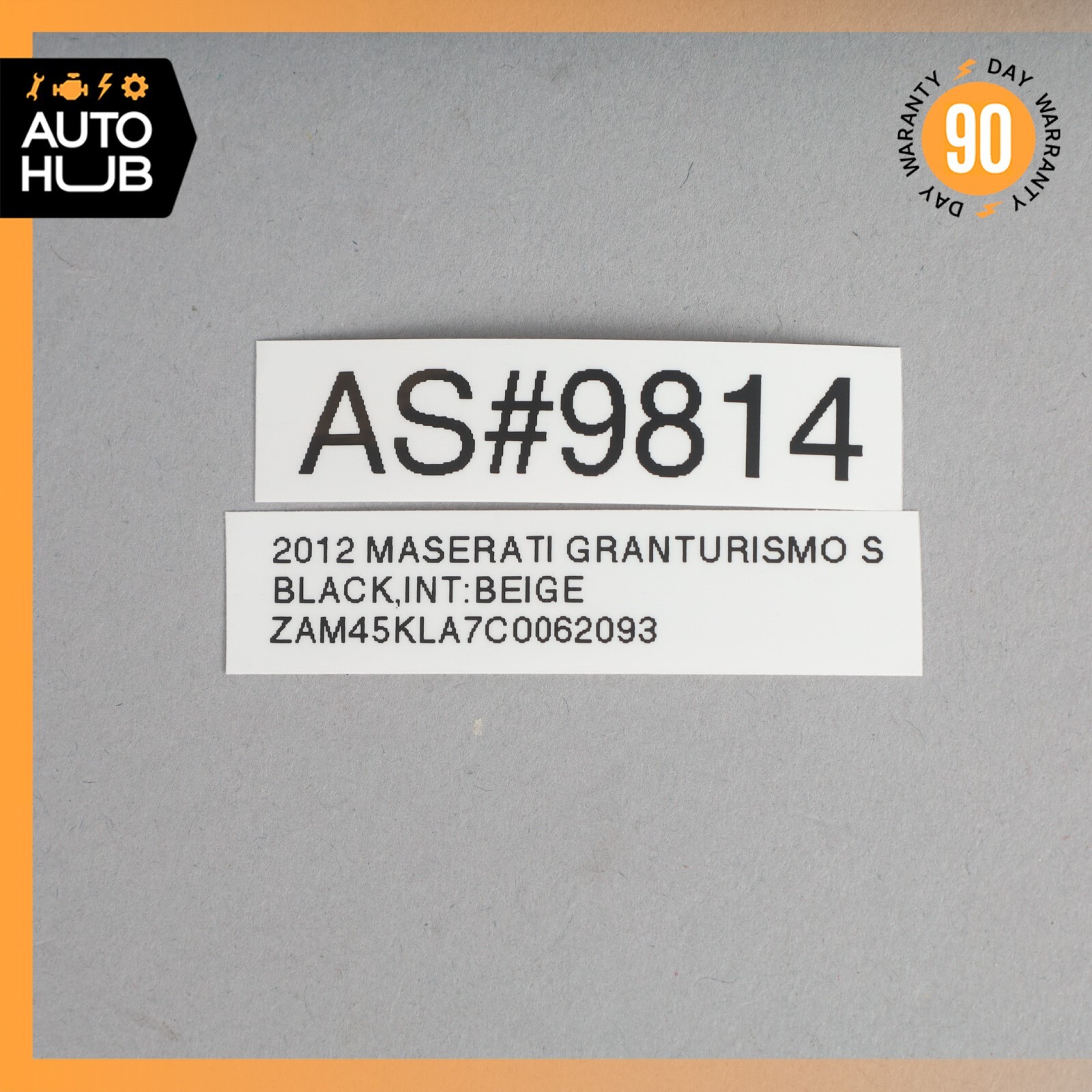 Maserati GranTurismo S M145 Front Right Side Interior Trim Panel A Pillar OEM