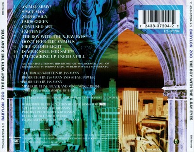 BABYLON ZOO BOY WITH THE X-RAY EYES NEW CD