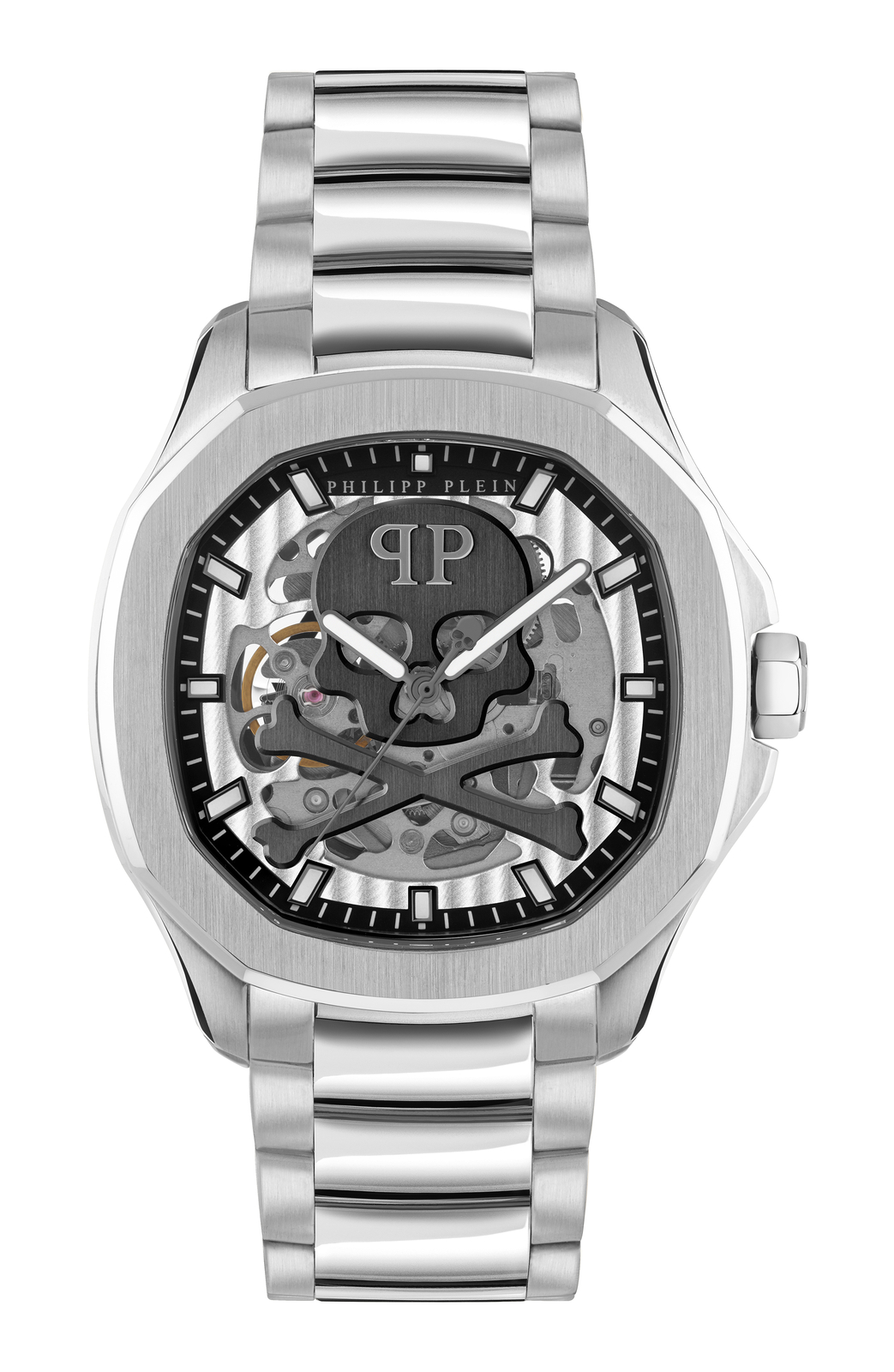 Philipp Plein Mens  Stainless Steel 42mm Bracelet Fashion Watch