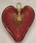 Murano Glass Red Heart Mortar And Pestle BEAUTIFUL PIECE!!