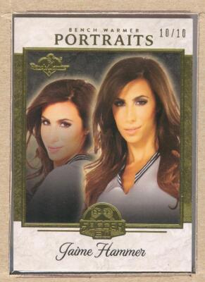 Jaime Hammer 17 2022 Bench Warmer Soccer Limited Portraits Gold 10/10