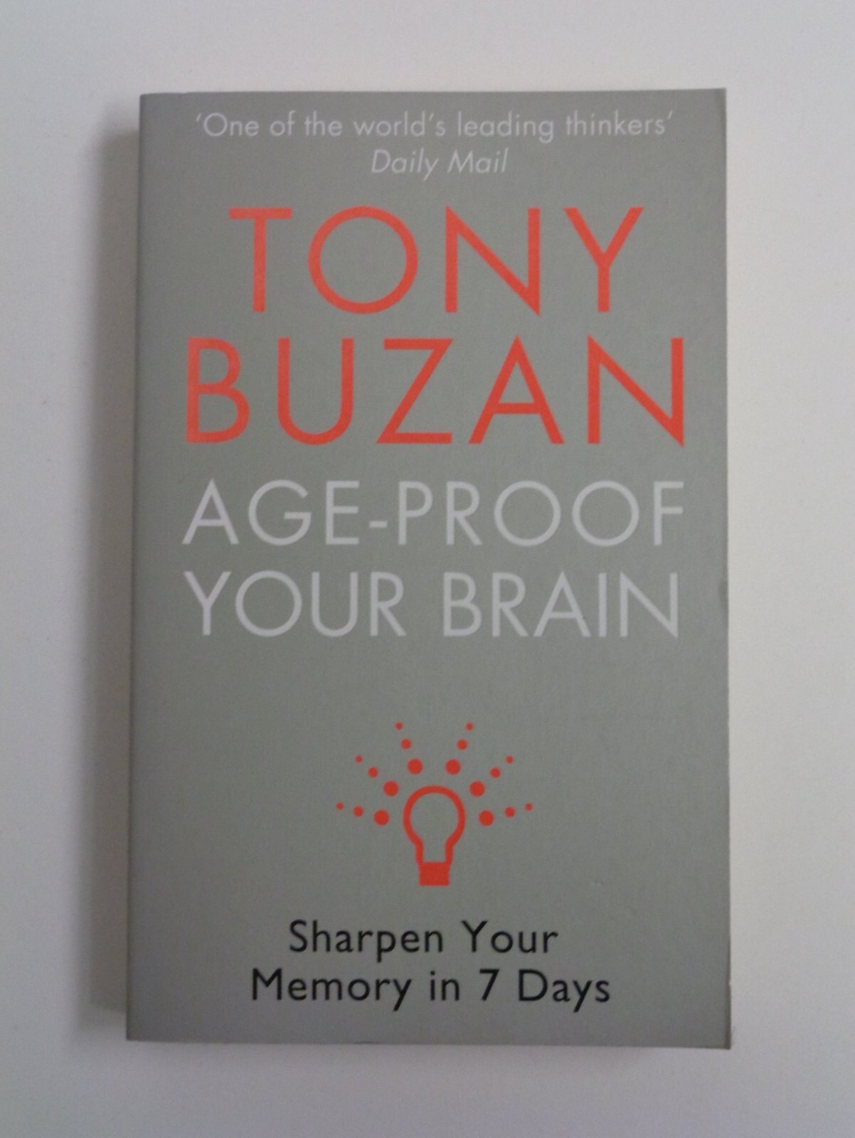 Tony Buzan Age-Proof Your Brain Mental Health Self Help Book Paperback 2007