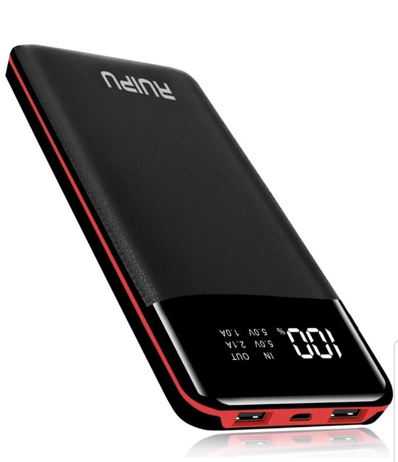 24000mAh High-Capacity Power Bank with Dual USB Fast Charging  