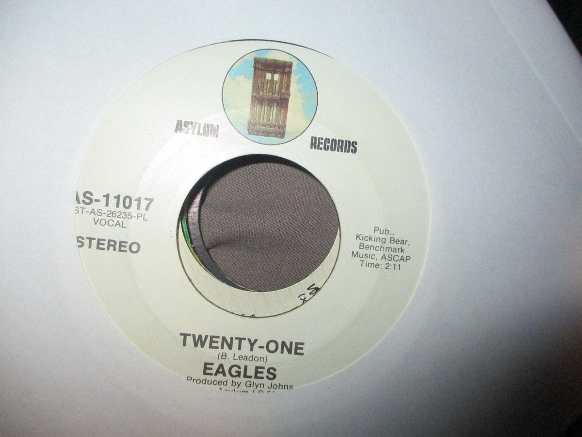 1973 THE EAGLES Tequila Sunrise W/Twenty One US 7