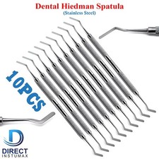 Dental Heideman Spatula Double Ended Composite Plastic Filling Instrument 10pcs