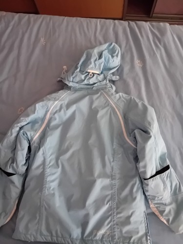 Nofear Ski Jacket size 14 light blue padded - Picture 11 of 11