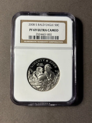 2008-S Bald Eagle Half Dollar NGC PF 69 Ultra Cameo