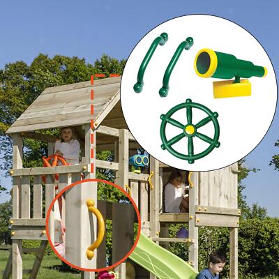 4-teiliges Spielplatzausrüstungsset aktiv im Freien spielen für Hinterhof Jungen & Mädchen