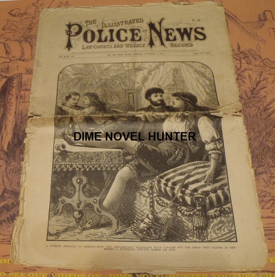 Texas Ranger Jeff Miller Death Story Illustrated Police News #879 Story Paper