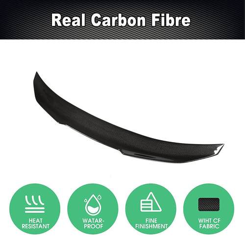 Alerón de carbono borde de demolición alerón trasero ala labio para BMW M4 F82 Coupé 2014-19 - Imagen 5 de 11