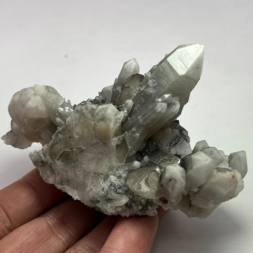 180g Inner Mongolia White candle Lemurian Quartz Lemuria Crystal Point A306 - Picture 6 of 8