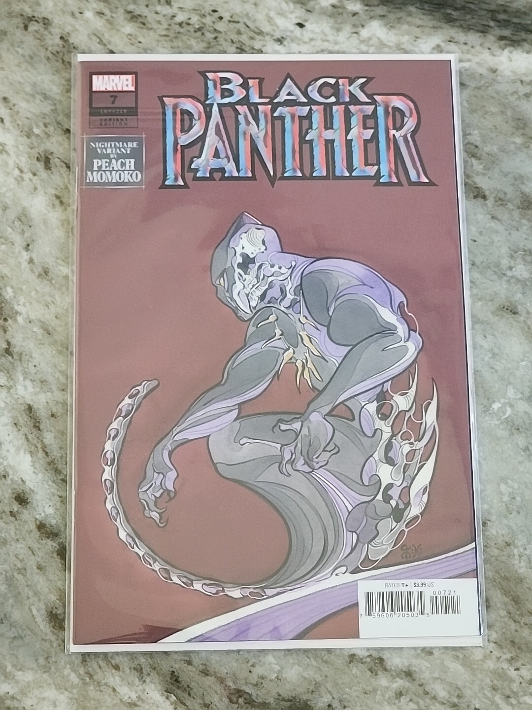 BLACK PANTHER #7 PEACH MOMOKO NIGHTMARE VARIANT 2023 MARVEL