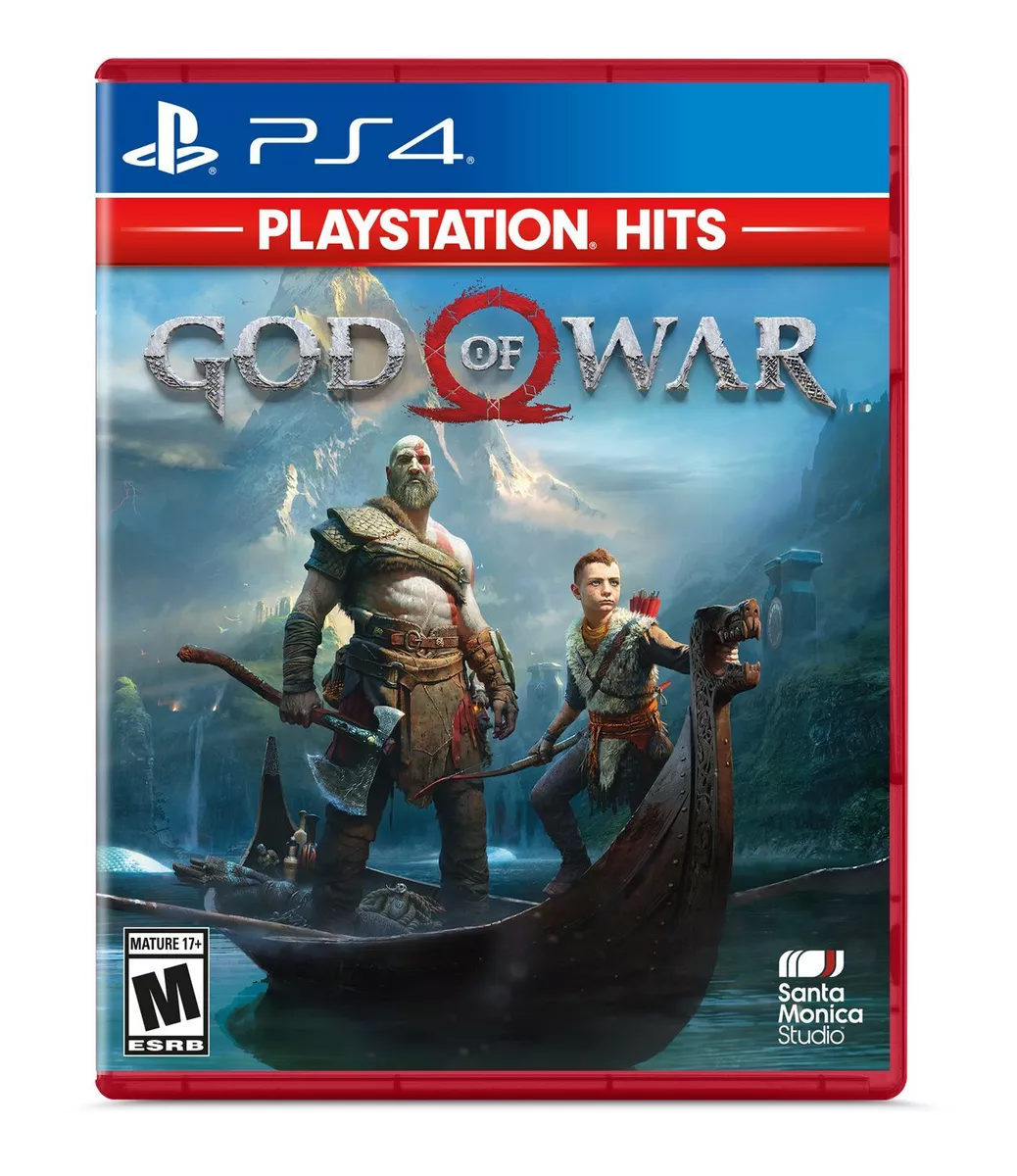 God Of War [playsation Hits, Red Case] Ps4 Ps5 Fighting Survival Sealed  711719534112