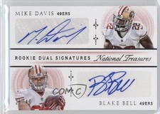 2015 Panini National Treasures 28/49 Blake Bell Mike Davis #RDS-DB Auto 0f8