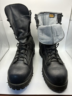 NWOB 9 R BELLEVILLE WATERPROOF GORE-TEX DUTY BOOTS 700V BLACK WORK OUTDOOR