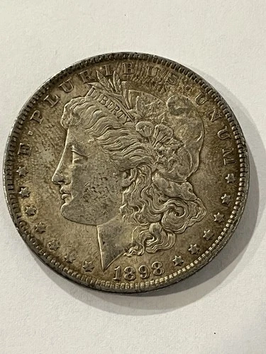 Uncirculated 1898 Philadelphia Mint Silver Morgan Dollar