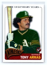 2005 Topps Pristine Legends #87 Tony Armas Oakland Athletics