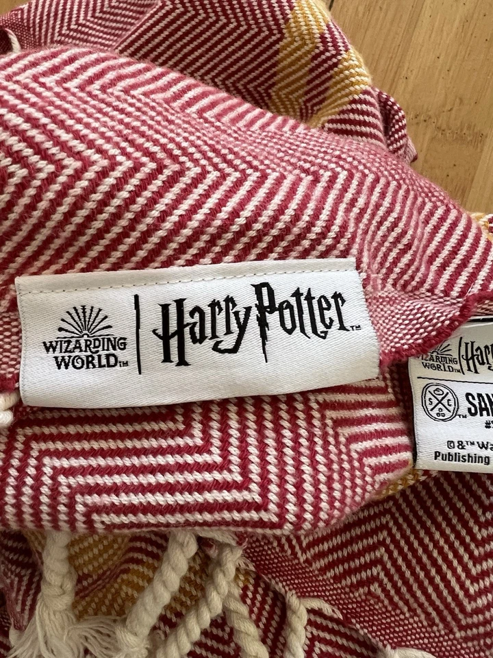 "Manta Harry Potter The Gryffindor Sand Cloud 100 % algodón orgánico 68x36""" Foto 3 de 4