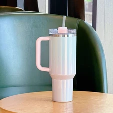 New 2025 China Starbucks Romantic Purple Ocean Anniv 40oz SS Straw Cup