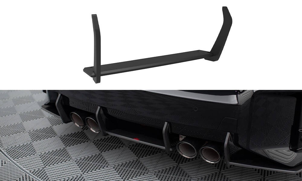 Diffuseur arrière Maxton Street Pro rouge pour BMW M2 G87