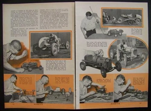 Tether Rennwagen & Grand Prix Racer George Massicutt 1940 Originalbild