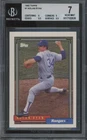 1992 Topps #1 Nolan Ryan NM BGS 7