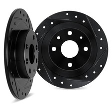 For Toyota Starlet 1981-1984 Dfc Premium Drilled Slotted Front Brake Rotor Set