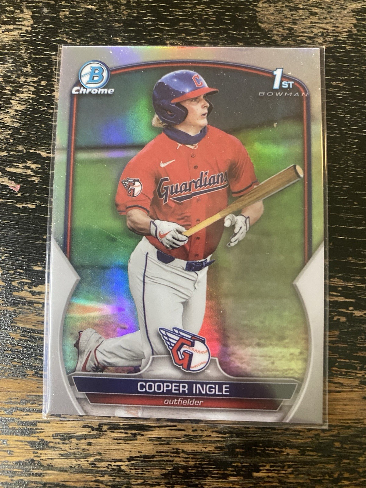 2023 Bowman Chrome Draft 1st Cooper Ingle Auto W/ Sparkle /Sapphire/ Refractor  view 6