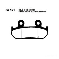 Bremsbelag BremsbeläGe EBC FA121HH Vorne FüR Honda VFR 400 R Bj. 1986-1987