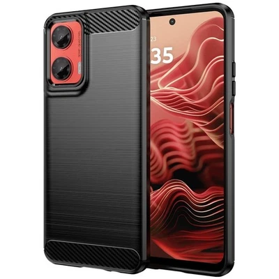 Hülle Carbon für Motorola Moto G35 5G Schutzhülle Handy Case Cover Handyhülle - Bild 1 von 4