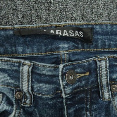 Valabasas Jeans Mens 28x32 Light Blue Distressed Ripped Skinny