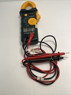 Greenlee CM-650 600V  Clamp-On Meter with Probes.    DOES  NOT HAVE A BACK COVER
