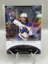 2022-23 UD Black Diamond Exquisite Collection Moments Owen Power /299