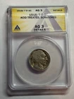 1918/7-D Buffalo Nickel ANACS AG3 Details Key Variety