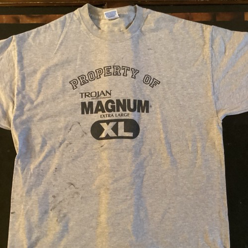 Vintage 90s Trojan Magnum XL Tee