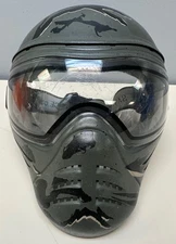 Save Phace Full Face Airsoft Paintball Mask Camo Used with Scratched Lens