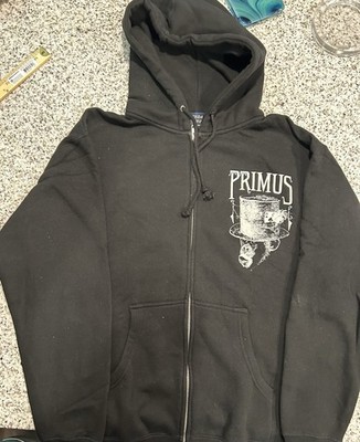 Primus Zip Up Hoodie  Mens Medium Monkey Graphic Rock Band Logo Music Merch