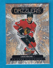2022-23 Upper Deck Series 2 - Dazzlers Lukas Reichel #DZ-63 Orange (RC)