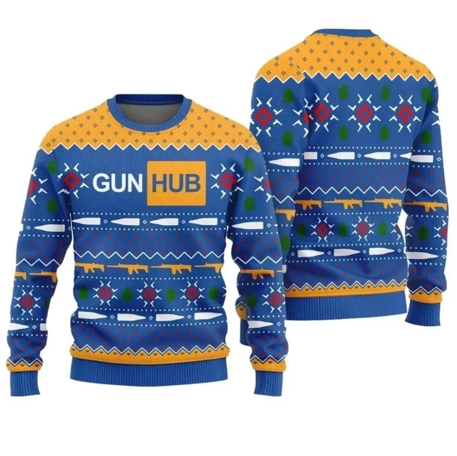 Gun Hub Funny Ugly Christmas Sweater