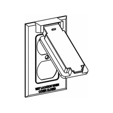 Orbit 1C-DV-W 1-Gang weatherproof Device Cove...