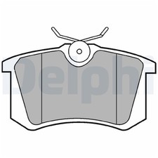 Satz Bremsbeläge Bremsklötze hinten für VW Passat B2 32B 33B 3A2 3A5 B5 | 240