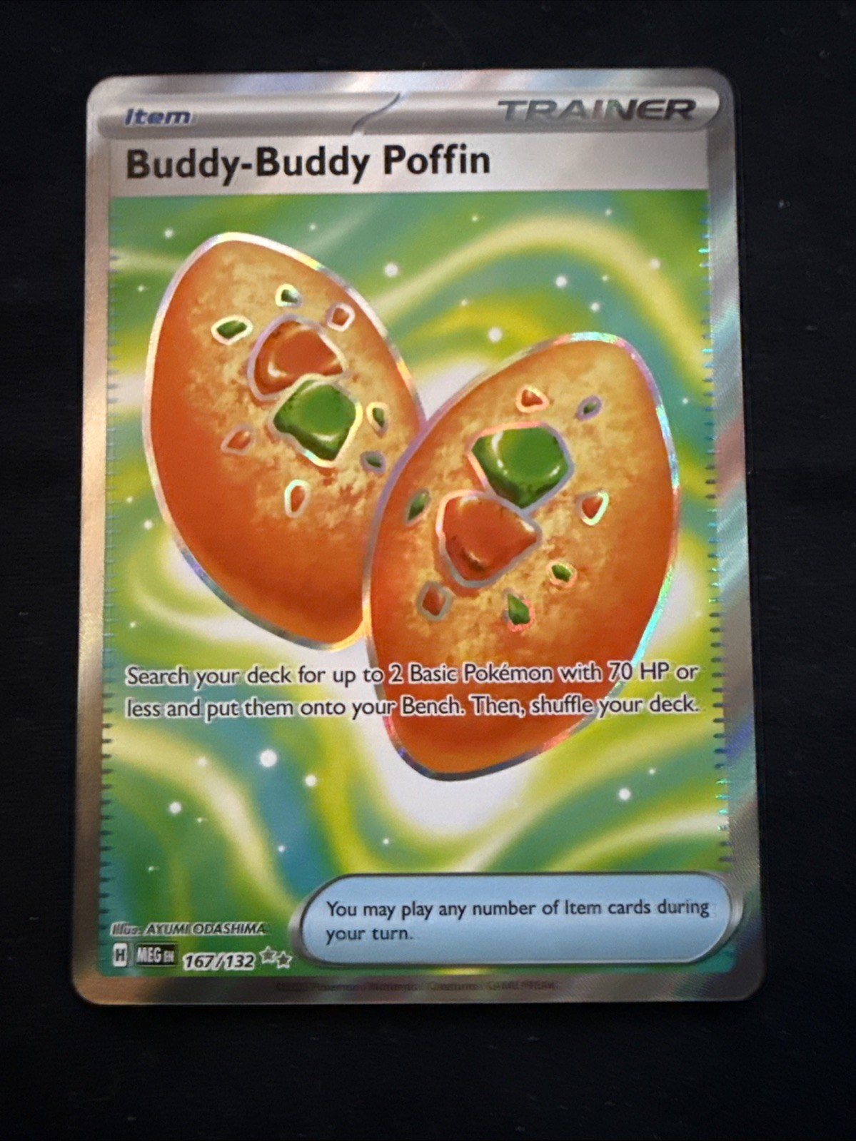 Buddy-Buddy Poffin 167/132 - Pokemon TCG Mega Evolution Ultra Rare NM