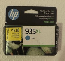 NEW Genuine HP 935XL Cyan Color Ink Cartridge Exp. Date 02/2025 .