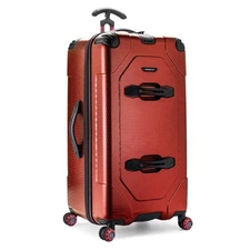 Maxporter II 30" Hardside Spinner Trunk Luggage, TSA Lock, Red