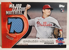 2021 Topps Update Major League Material BLACK relic Howard #MLM-SH SN190/199