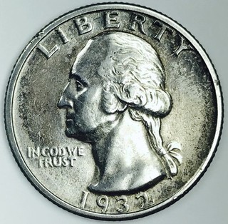 1932 S WASHINGTON QUARTER RARE NR #G4548