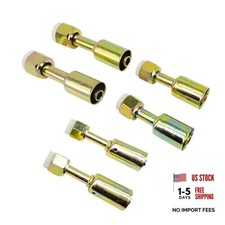 Set of 6 AC Fitting Sets for Standard Hose, Female Oring