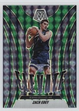 2024-25 Panini Mosaic Elevate Green Mosaic Prizm Zach Edey #12 1d0x
