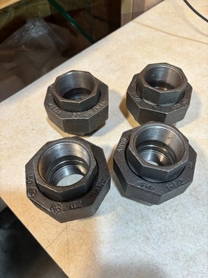 4 NEW ANVIL 1-1/2'' Pipe Union Fitting 150 class (P2)
