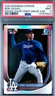 2025 BOWMAN CHROME ROKI SASAKI ROOKIE SHORT PRINT IMAGE VAR POP 1 PSA 9